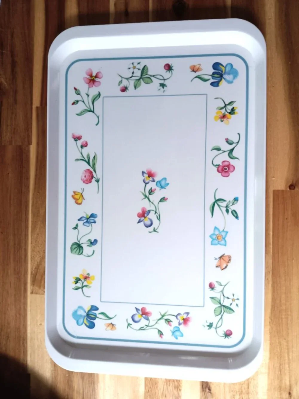 Vintage Villeroy & Boch Floral Tray